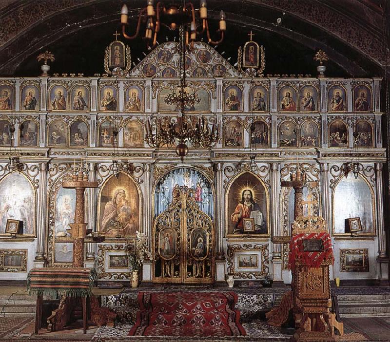 Nicolae Grigorescu The Church of Puchenii Mari oil painting picture